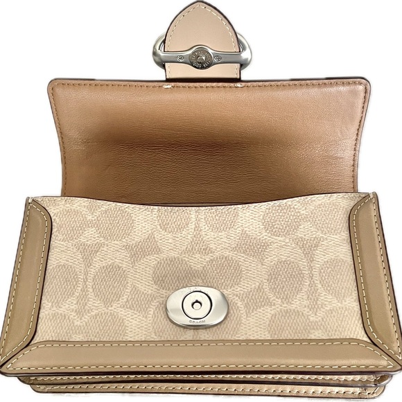 Coach Riley Convertible 3-way Belt Bag in Signature Canvas/Leather - Picture 5 of 14
